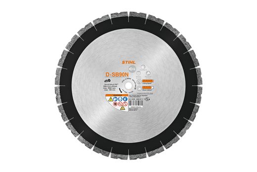 D-SB90N 12" Diamond Cutting Wheel, Concrete/Hardstone