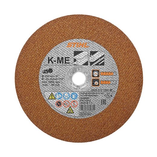K-ME 9" Abrasive Cutting Wheel, Structural Steel